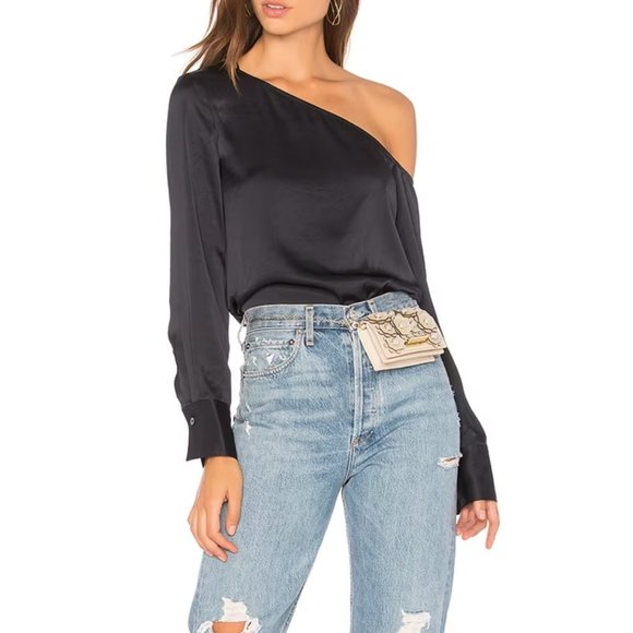 Theory Tops - Theory Ulrika 2 Top in Deep Navy (Sz. M)